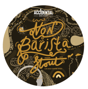 Non Barista Stout Keg Badge